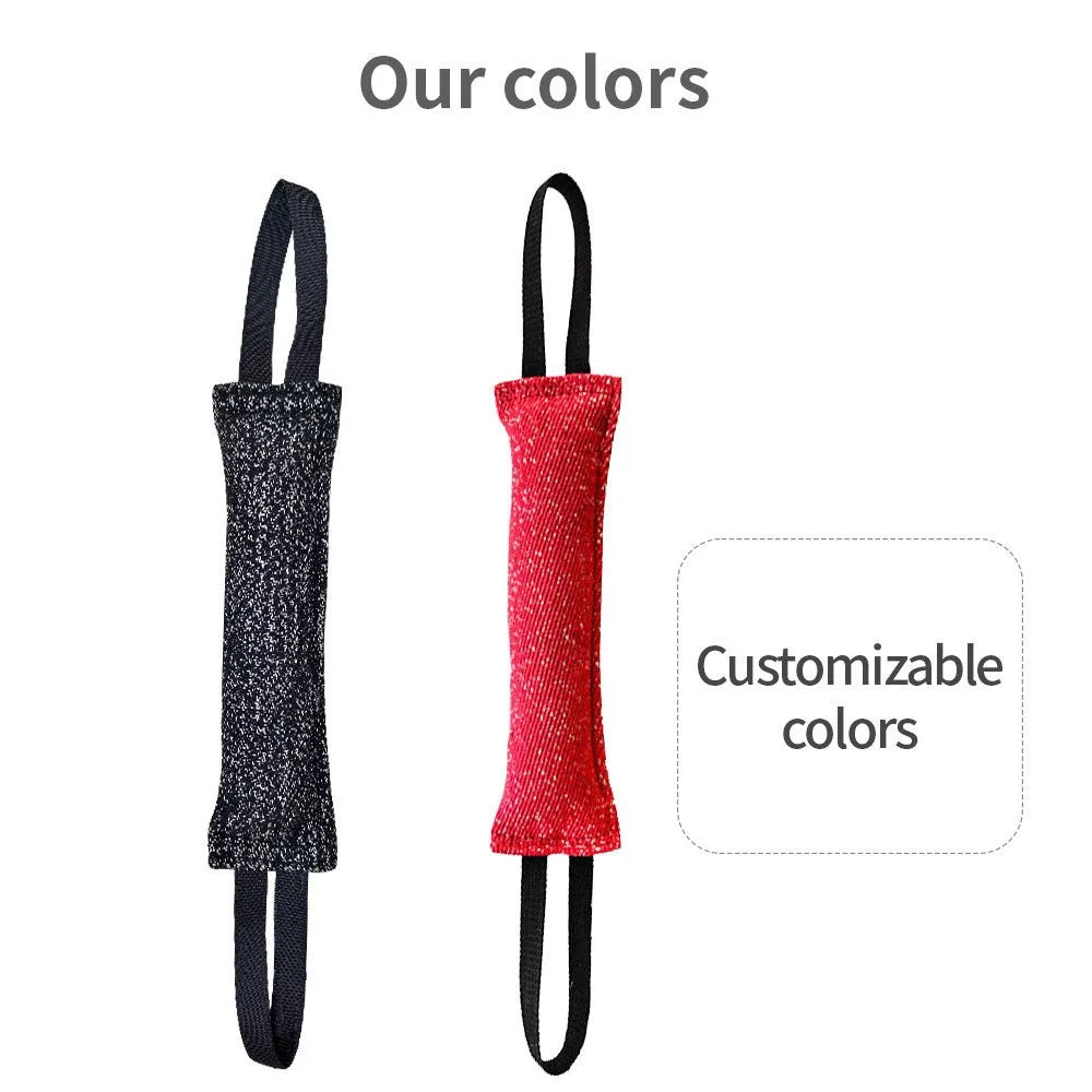 Juguete molar interactivo para perros. Resistente a mordidas, ideal para tirar y aflojar.