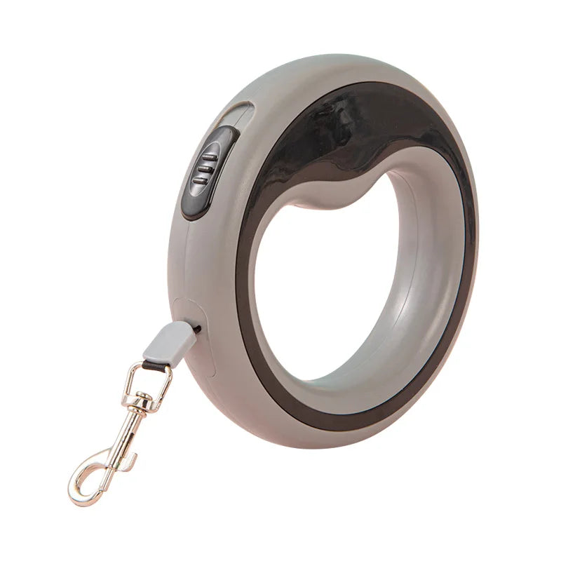 Correa retráctil automática para perros, 250 cm. Ideal para adiestramiento y paseos al aire libre.