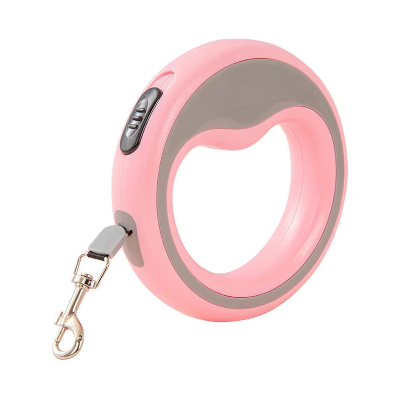 Correa retráctil automática para perros, 250 cm. Ideal para adiestramiento y paseos al aire libre.