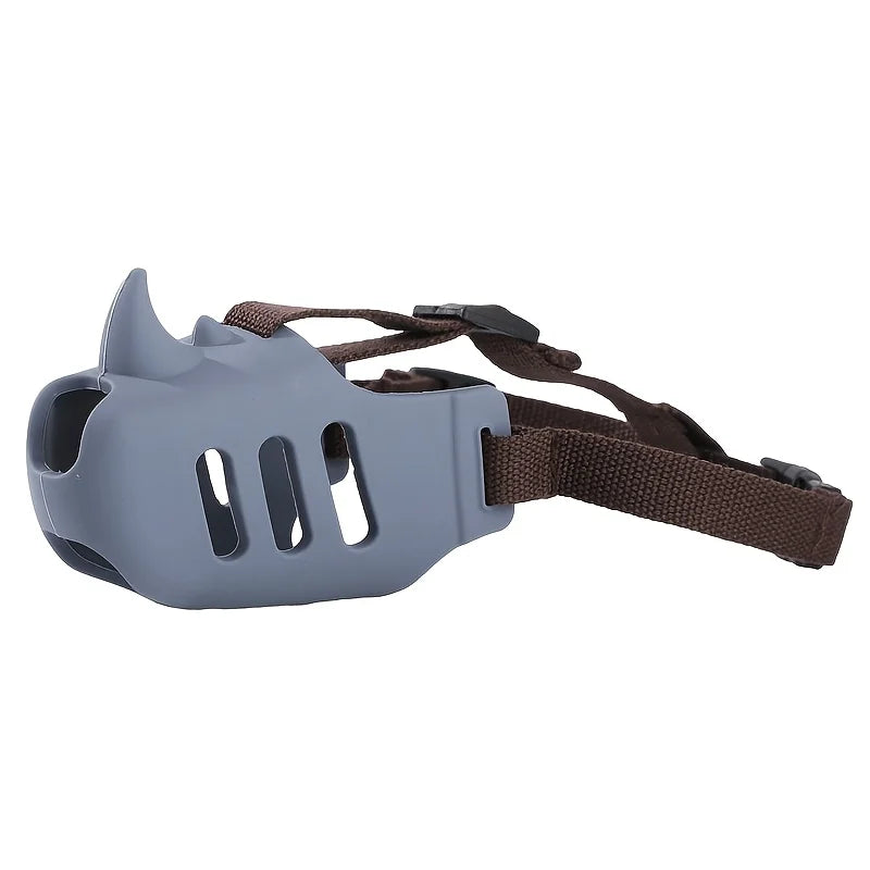 Bozenal para perro de silicona suave, transpirable, evita ladridos y mordiscos.
