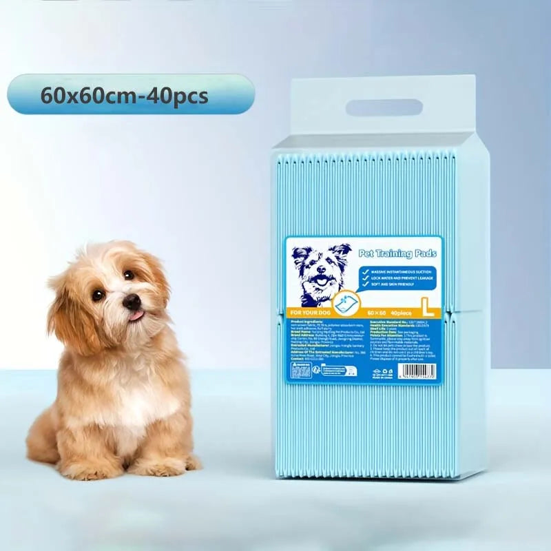 Almohadillas de entrenamiento para mascotas. Absorbentes, a prueba de fugas y de secado rápido.