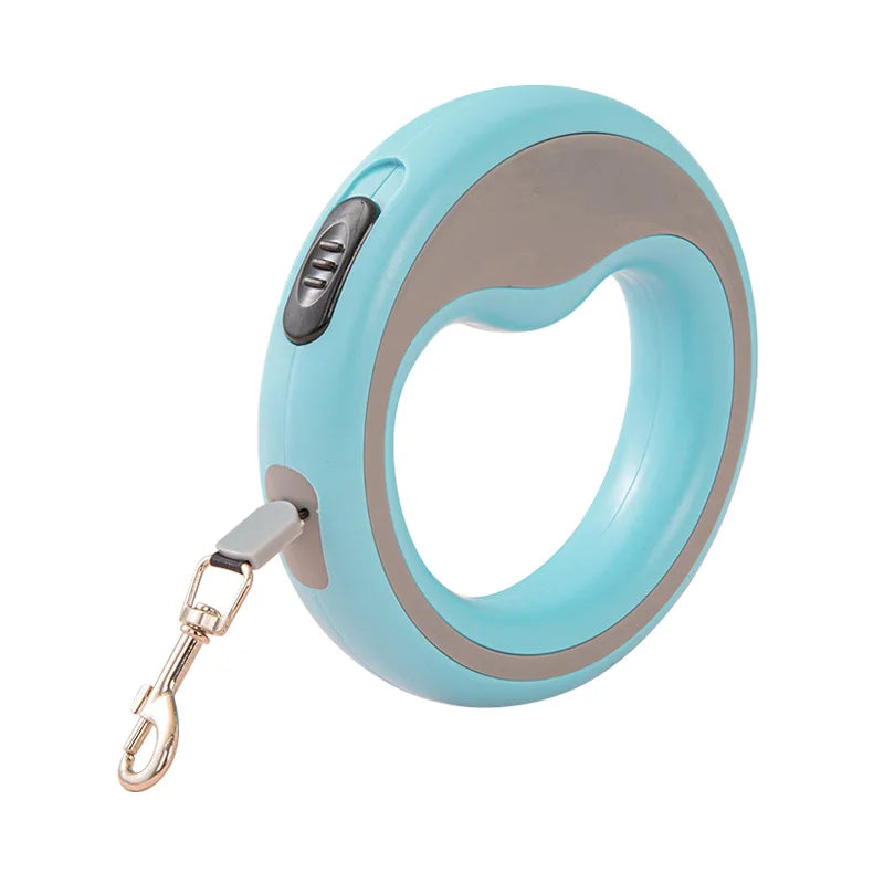 Correa retráctil automática para perros, 250 cm. Ideal para adiestramiento y paseos al aire libre.