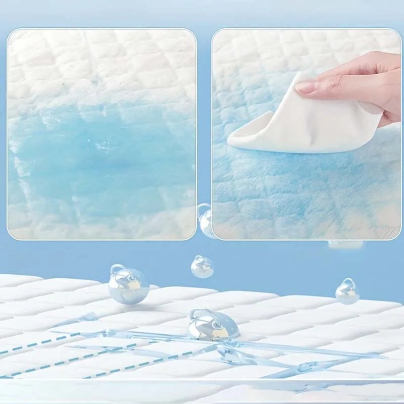 Almohadillas de entrenamiento para mascotas. Absorbentes, a prueba de fugas y de secado rápido.