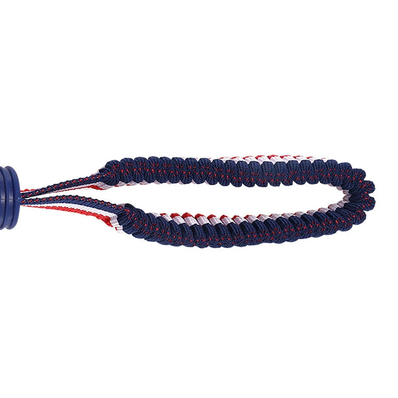 Pelota de juguete para perros con cuerda. Dientes limpios, resistente a mordidas e ideal para entrenar.